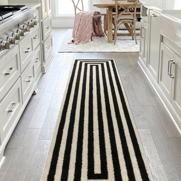 Bandol Modern Classic Mitre Stripe Area Rug